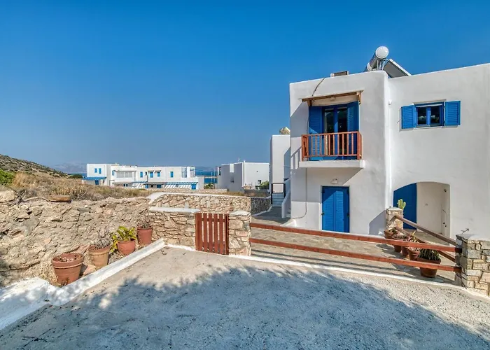 Cycladic Two Bedrooms House With Shared Pool 公寓 Aspro Chorio